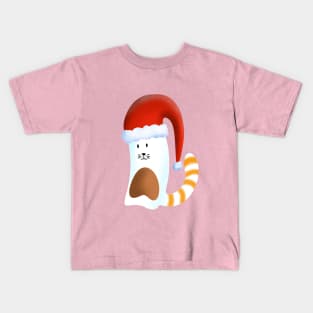 Cat Christmas  , Christmas funny gnomes Cute Merry Christmas Gift Sticker celebration  concept Kids T-Shirt